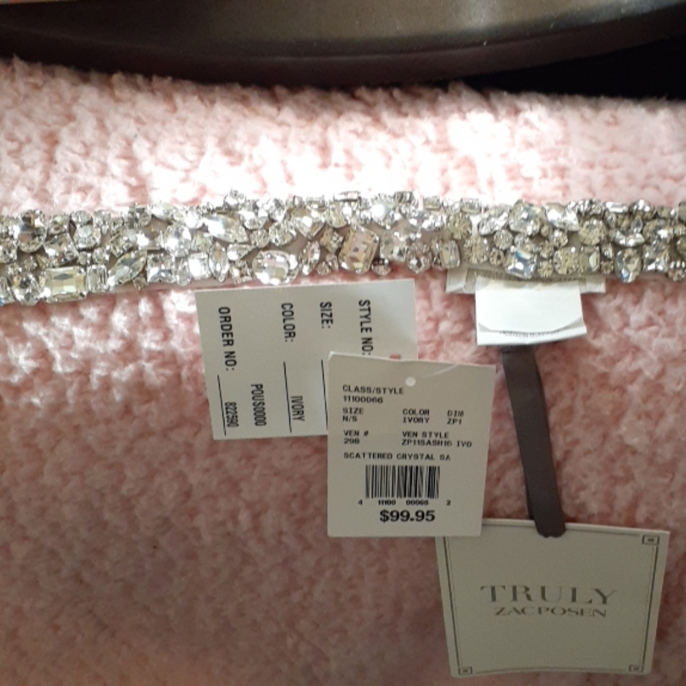 Wedding Dress Beaded Belt